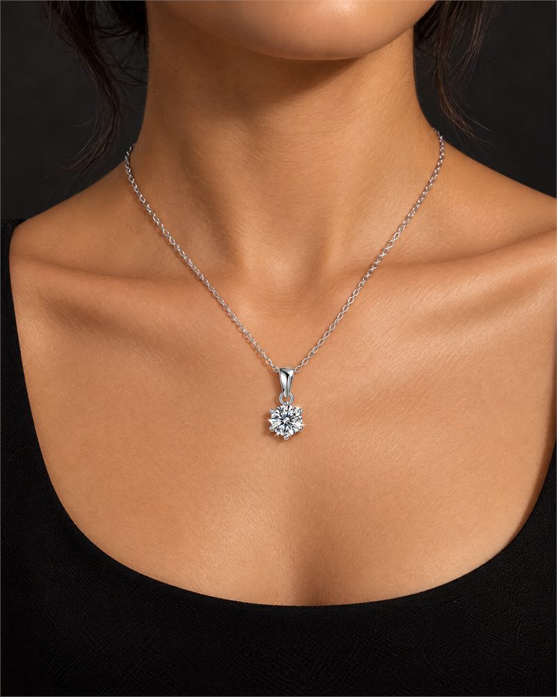 Worn with a black scoop neckline